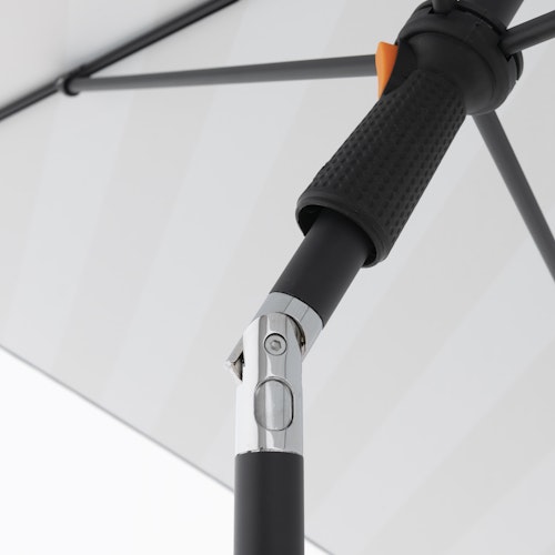 doppler Mittelmastschirm myZONE 190 x 125 Manual, Stahl Anthrazit / 100 % Polyester 180 g/m² 