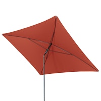doppler Mittelmastschirm SUNLINE 230 x 190 Waterproof, Stahl Anthrazit / 100 % Polyester 180 g/m²
