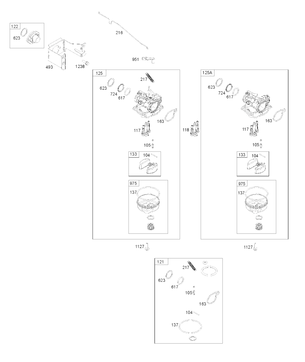 Explosionszeichnung Ersatzteile