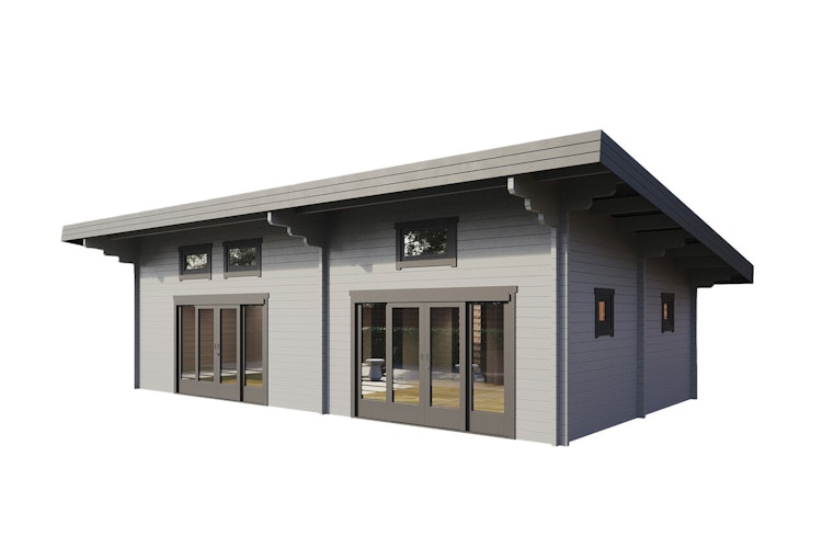 Wolff Finnhaus Ferienhaus Osterwal 63 - 70 mm