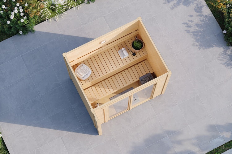 Wolff Finnhaus Saunahaus Viladis 2116 - 44 mm