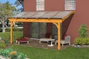 Vorschaubild Skan Holz Terrassenüberdachung Verona o. Mittelpfosten Breite 541 cm