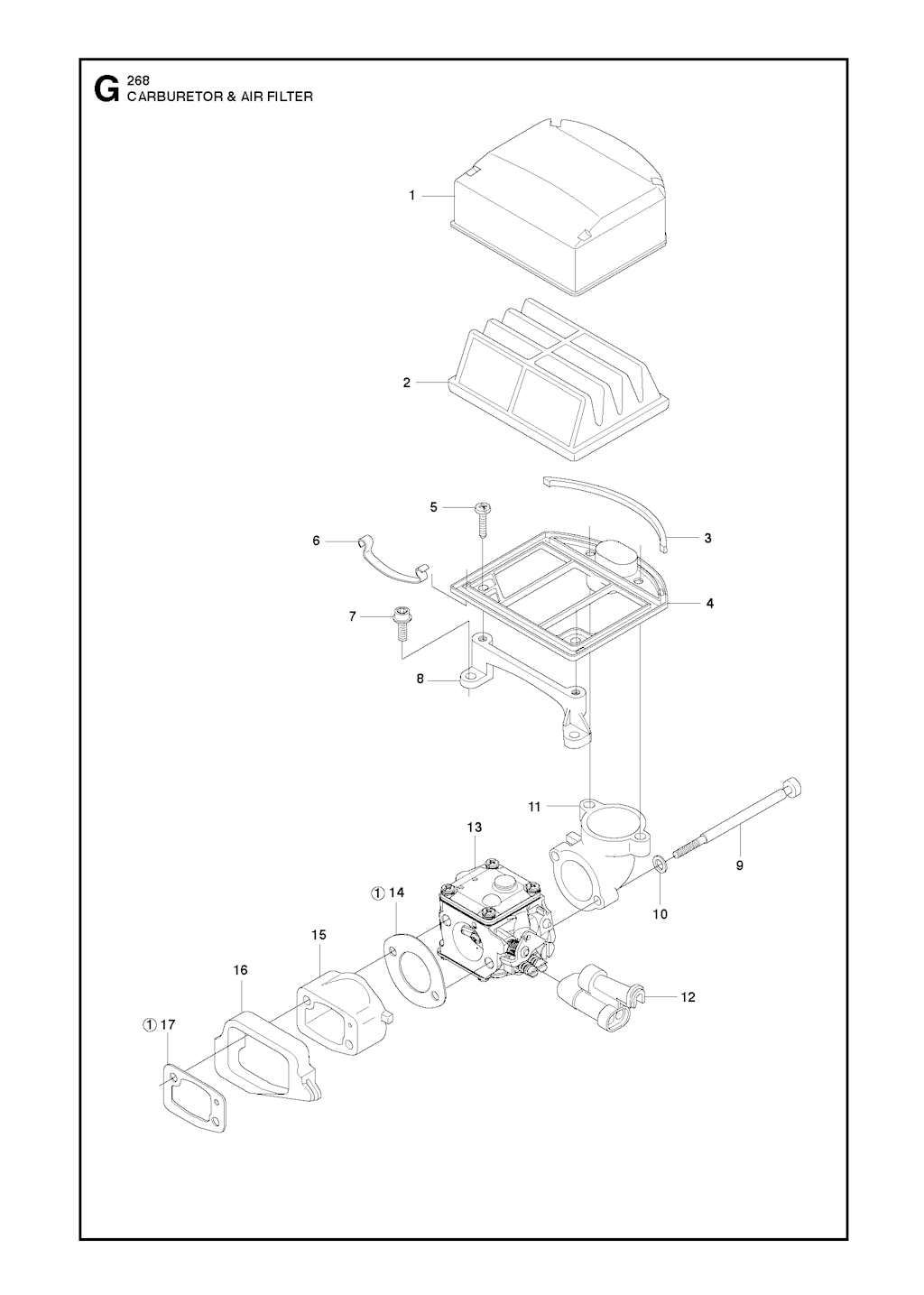 Explosionszeichnung Ersatzteile