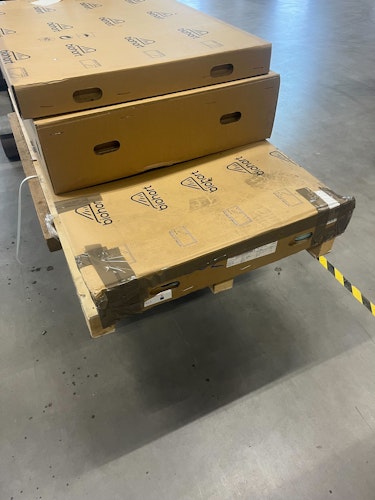 B-Ware Biohort HighBoard Geräteschrank-200 x 84 x 127 cm (Größe 200)-silber-metallic 