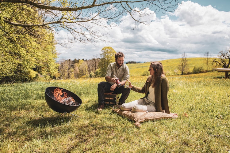 höfats BOWL 57 Feuerschale mit Sternfuß