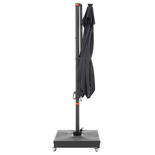 doppler Pendelschirm myZone 300 x 220 LED, Aluminium Anthrazit / 100 % Polyester 180 g/m²