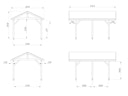Vorschaubild Palmako Carport Robert 11,7 m²