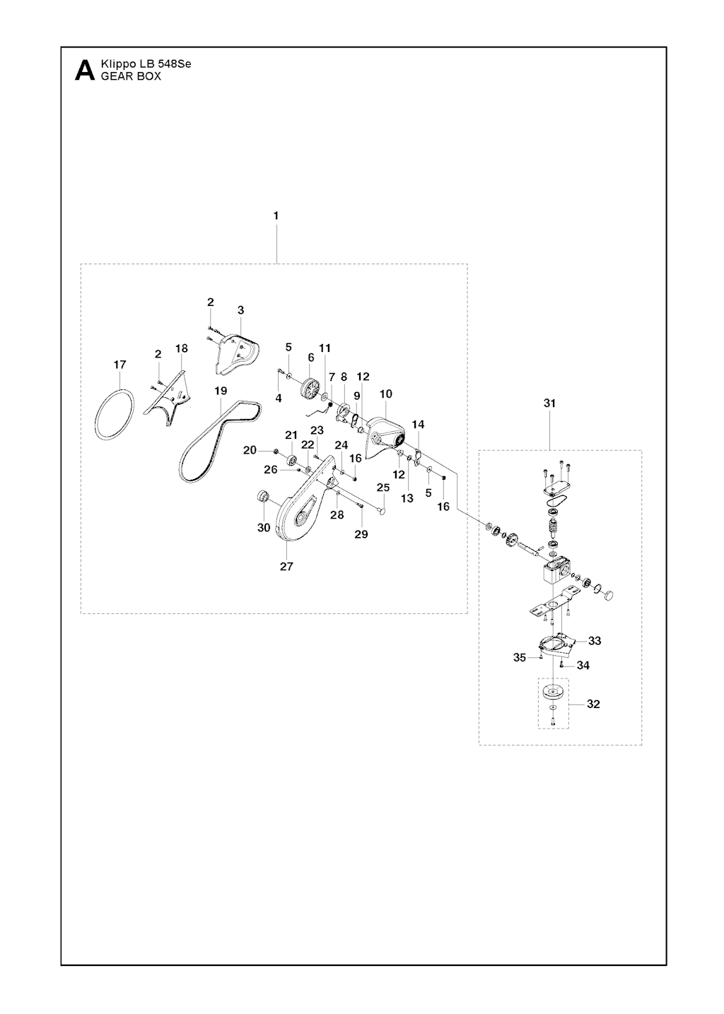 Explosionszeichnung Ersatzteile
