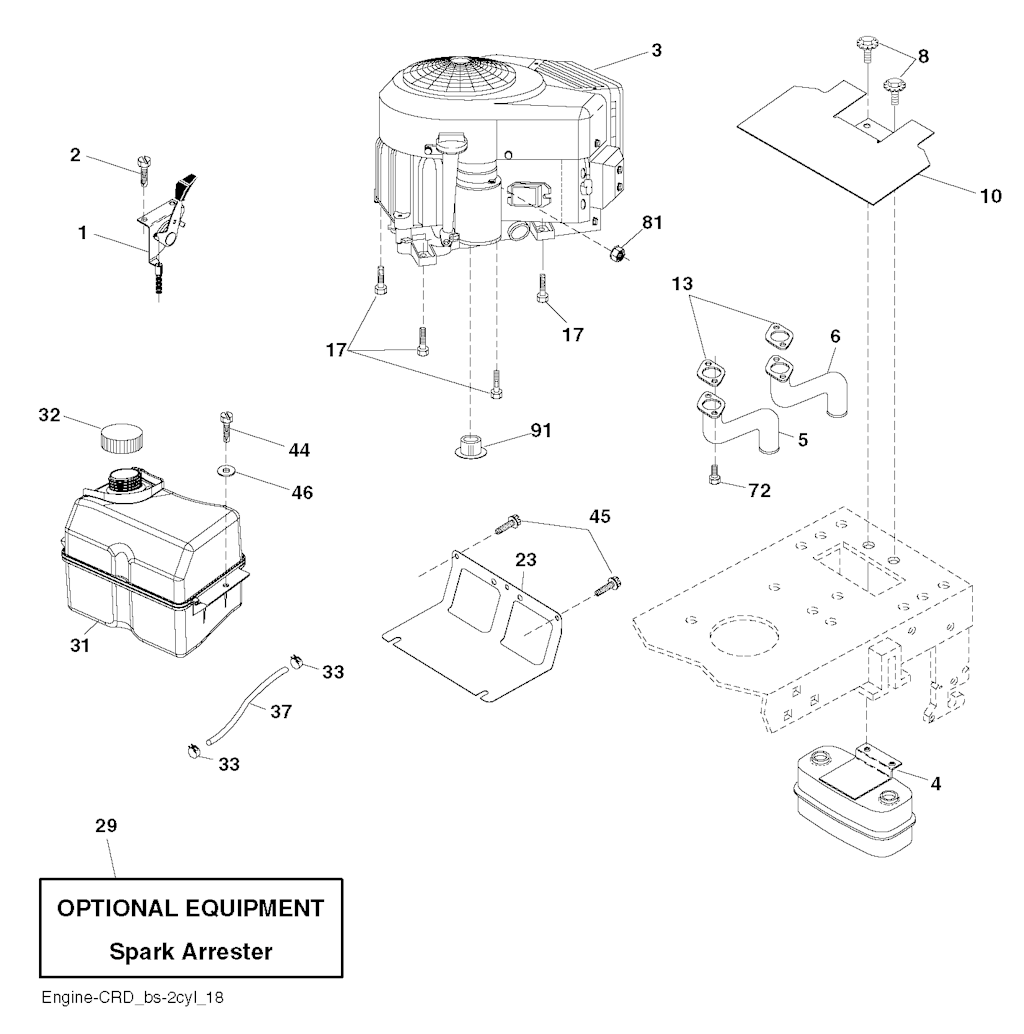 Explosionszeichnung Ersatzteile