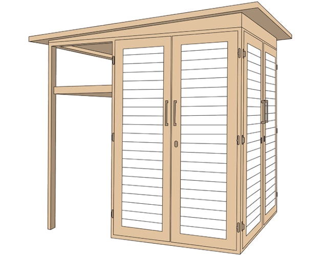 Weka Gartenschrank Geräteschrank Garten [Q] Multi