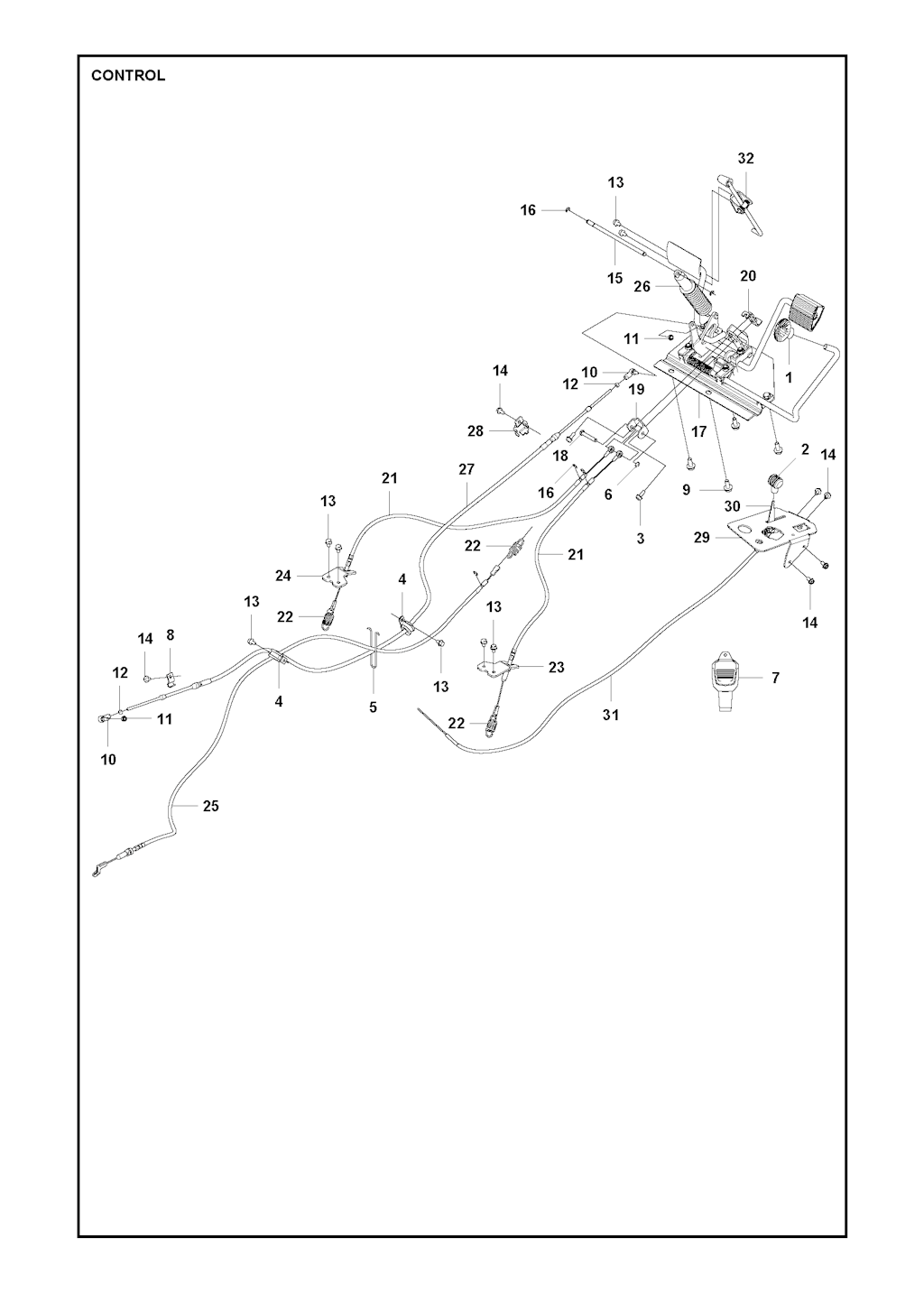 Explosionszeichnung Ersatzteile