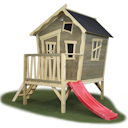 Vorschaubild EXIT Holzspielhaus Crooky 300