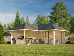 Palmako Pavillon Bianca 24,9 m² Set 211 Slide - 28 mm