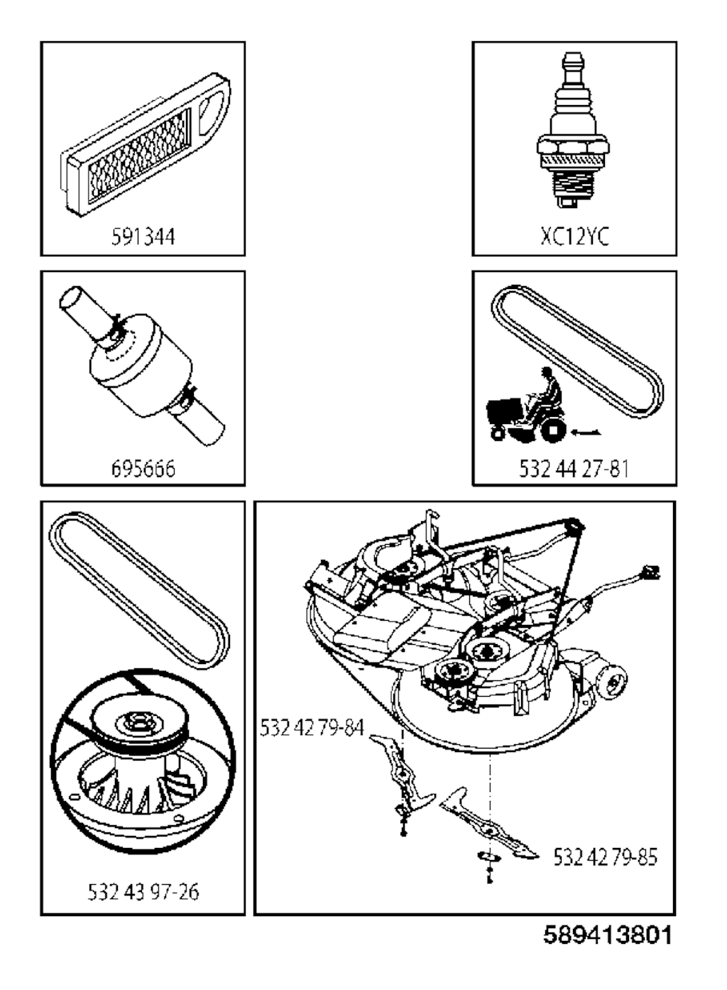 Explosionszeichnung Ersatzteile