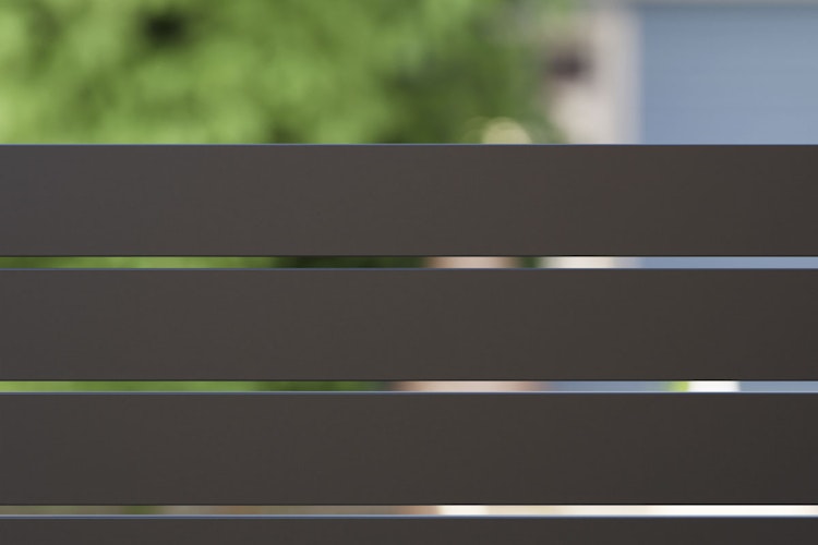 dz Alu Steckzaun-Komplettset VIDUAL Line 100 Distanz 10 mm zum Aufschrauben