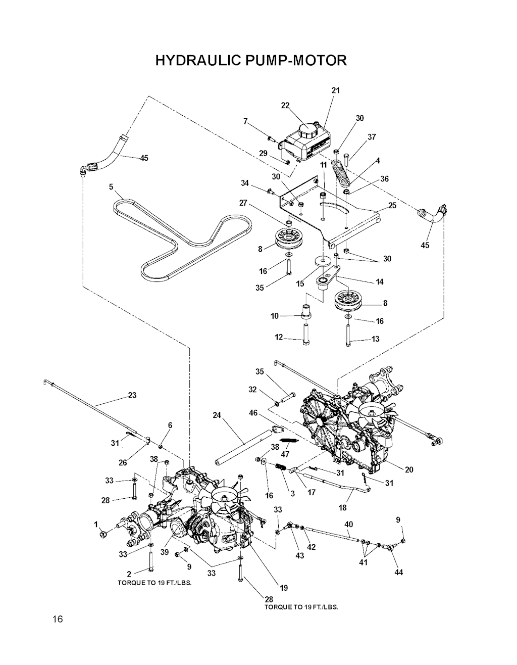 Explosionszeichnung Ersatzteile
