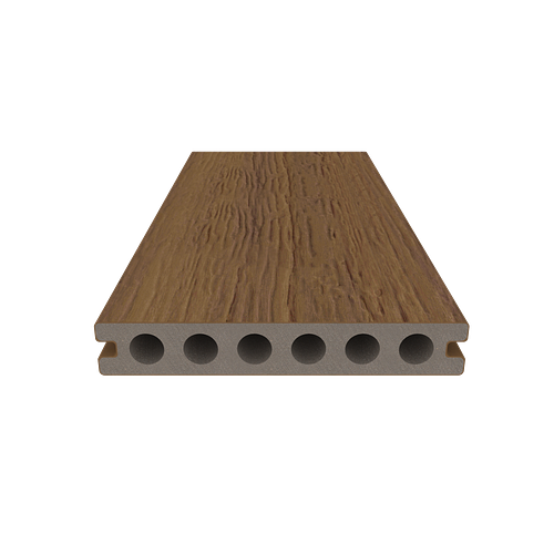 NewTechWood Deluxe Vintage WPC-Terrassendiele Hohlkammer Teak  23 x 138 mm