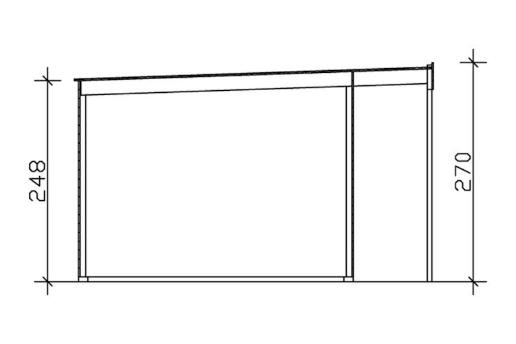 Skan Holz Gartenhaus Tokio 2 - 19 mm