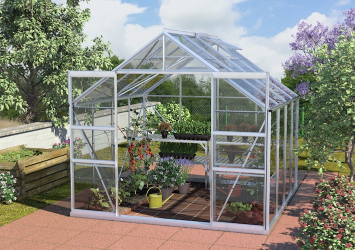 Vitavia Gewächshaus Mars 6700 inkl. 2 Dachfenstern - 6,7 m²