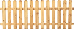 T&J HEIKO Gartenzaun gerade grün 200 x 80 cmZubehörbild
