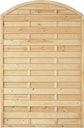 Vorschaubild T&J MAXI BOGEN Lamellenzaun 120 x 180/160 cm