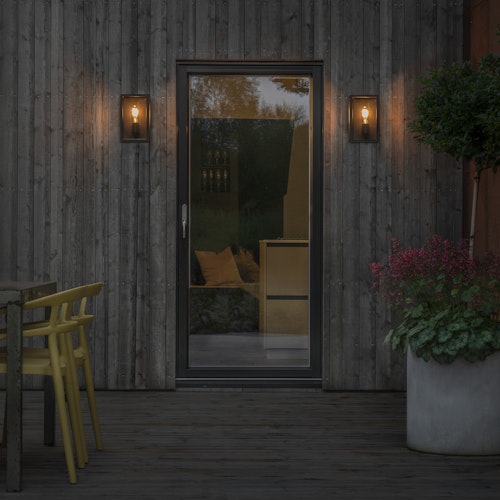 Konstsmide Wandleuchte Carpi mittel, versch. Farben