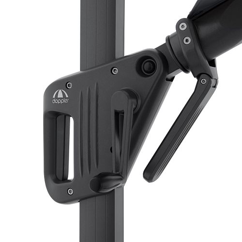 doppler Pendelschirm LIFE 310 Side, Aluminium Anthrazit / 100 % Polyester 180 g/m² 