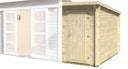 Vorschaubild Wolff Finnhaus Anbauschuppen 28-XS Flachdach