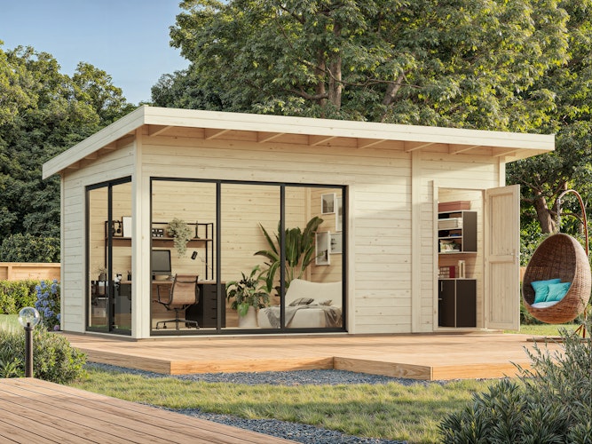 Palmako Gartenhaus Andrea 15,2 m² Slide - 44 mm