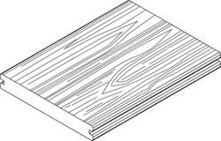 Handmuster OSMO MULTI-DECK Terrassendiele Vollprofil Vintage Sand 20 x 145 mm