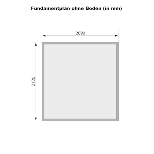 Karibu Woodfeeling Gartenhaus Askola 2/3/3,5/4/5/6 - 19 mm