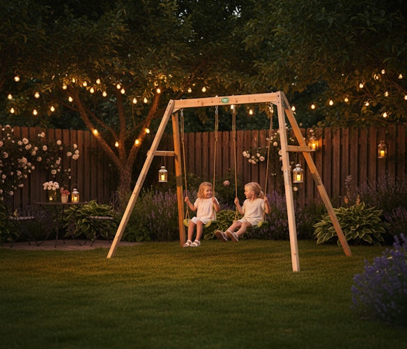 EXIT Silvi doppelte Holzschaukel