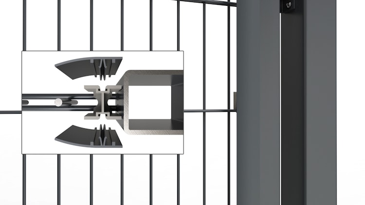 dz MAZUfix Klemmleisten-Set für Einzeltore 6/5/6