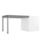 Hörmann Lounge Anbaudach für Juno, Breite 310 cmZubehörbild