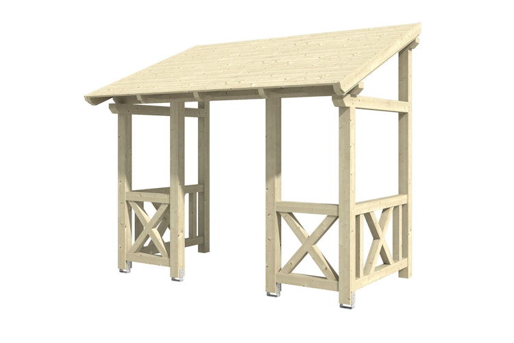 Skan Holz Pultdach Vordach Paderborn