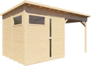 Vorschaubild Bertilo Gartenhaus Pentus 2 Lounge inkl. Anbaudach - 19 mm