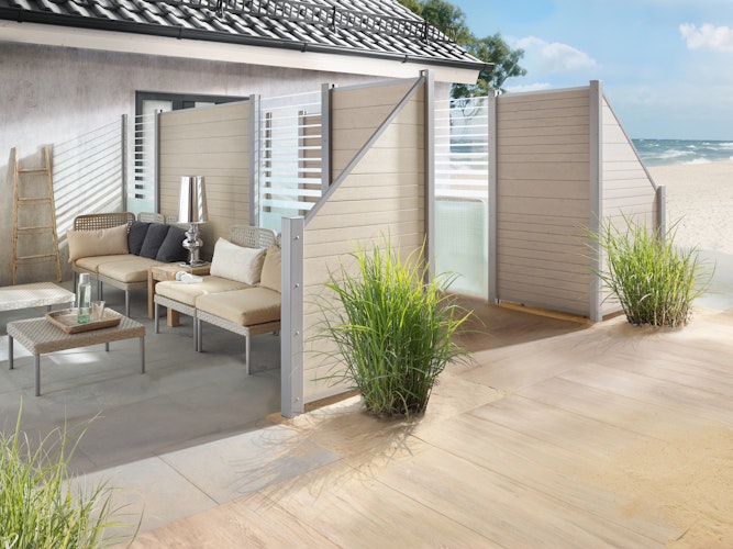 TraumGarten System Eck-Klemmpfosten (90°)