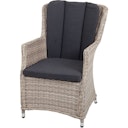 Vorschaubild Garden Pleasure Esstisch-Set DIJON, Tisch + 4 Stühle, Aluminium / Polyrattan / 100 % Polyester