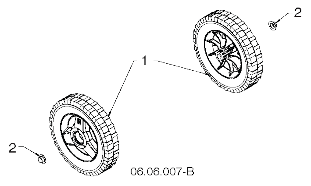 Explosionszeichnung Ersatzteile