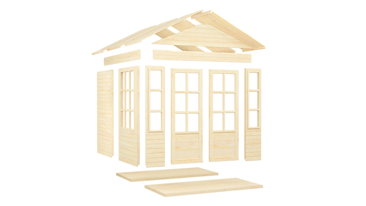 Bertilo Gartenhaus Teahouse - 19 mm