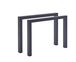 Diamond Garden Tischbeine PALERMO, Aluminium Dunkelgrau