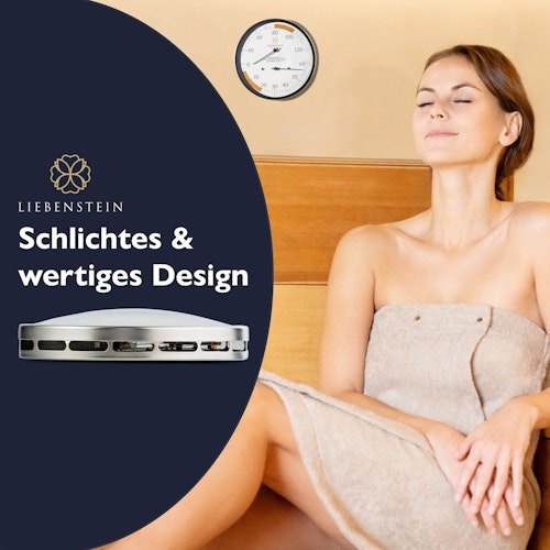 Liebenstein Sauna Thermometer & Hygrometer- Made in Germany