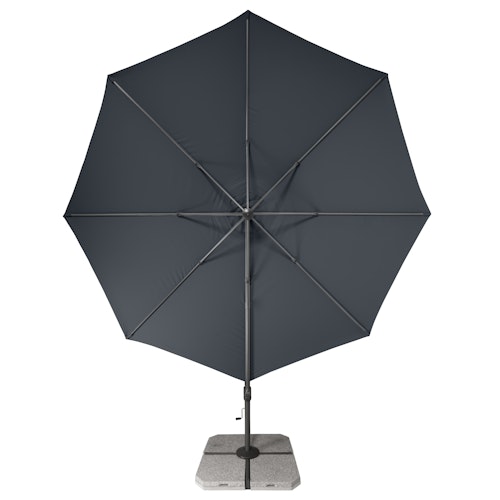 Derby Pendelschirm RAVENNA 400, Aluminium Anthrazit / 100 % Polyester 200 g/m²