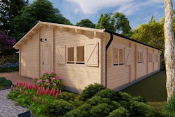 Wolff Finnhaus Ferienhaus Flam 107 - 68 mm