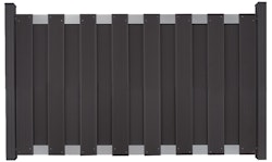 GroJa Fertigzaun Vorgarten 180 x 90 x 3,2 cm