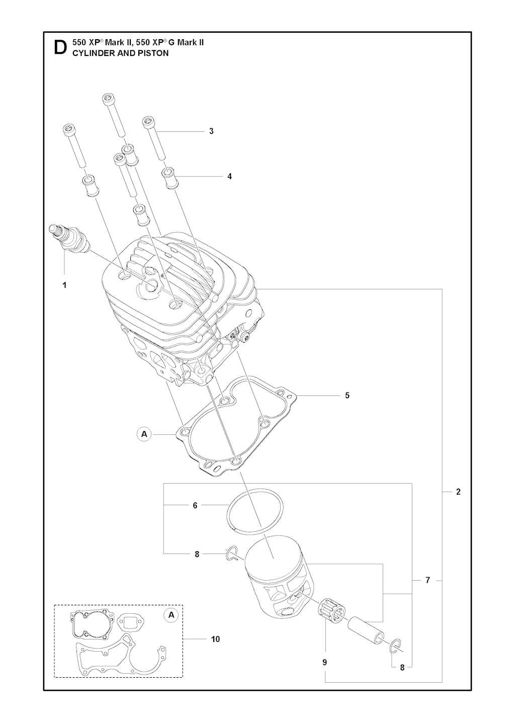 Explosionszeichnung Ersatzteile