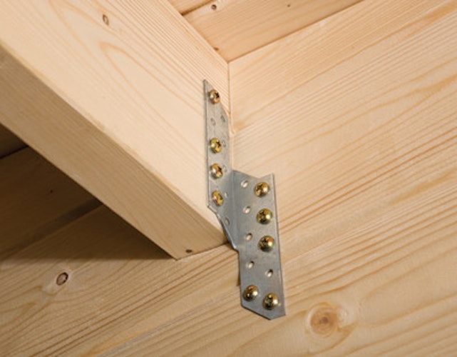 Weka 45 mm Gartenhaus 136 B mit Vordach+Terrasse