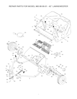 Husqvarna Zubehör für Aufsitzmäher 965899501 TRO004 - Rasenkehrmaschine