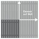 Vorschaubild TraumGarten Squadra Alu-Sichtschutz auf Maß