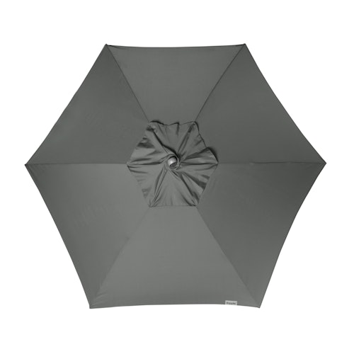 doppler Mittelmastschirm EXPERT 280 Auto-Tilt, Aluminium Silber / 100 % Polyester 180 g/m²